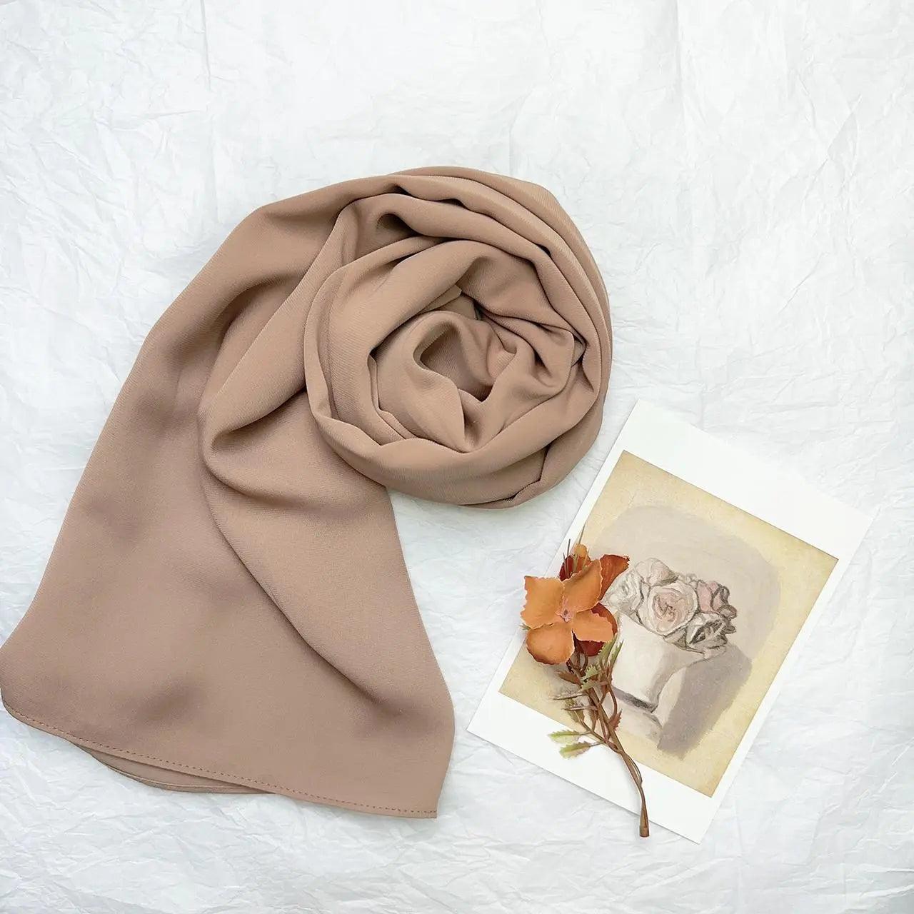 MH005 High Density Chiffon Hijab New Arrival 2022 - Mariam's Collection