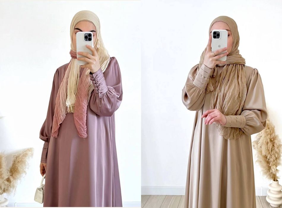 Satin Abayas or Chiffon Abayas? Choosing the Right Abaya for Any Event - Mariam's Collection