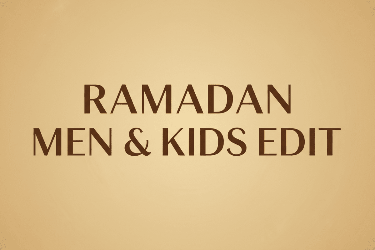 Ramadan Men & Kids Edit - Mariam's Collection