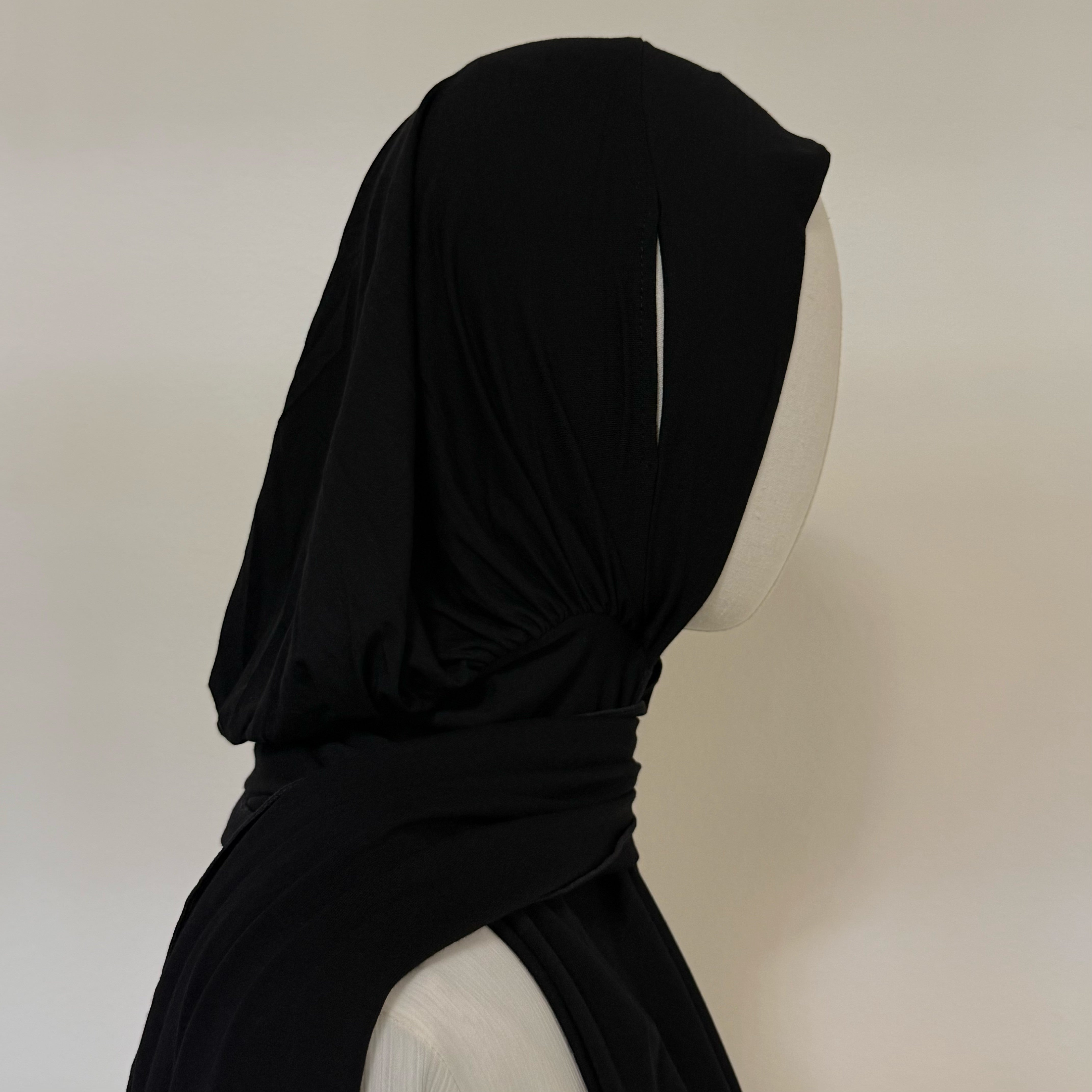 Instant Hijab | Snap-Close, Ohrhörer-freundlich, Baumwoll-Modal (MH225)
