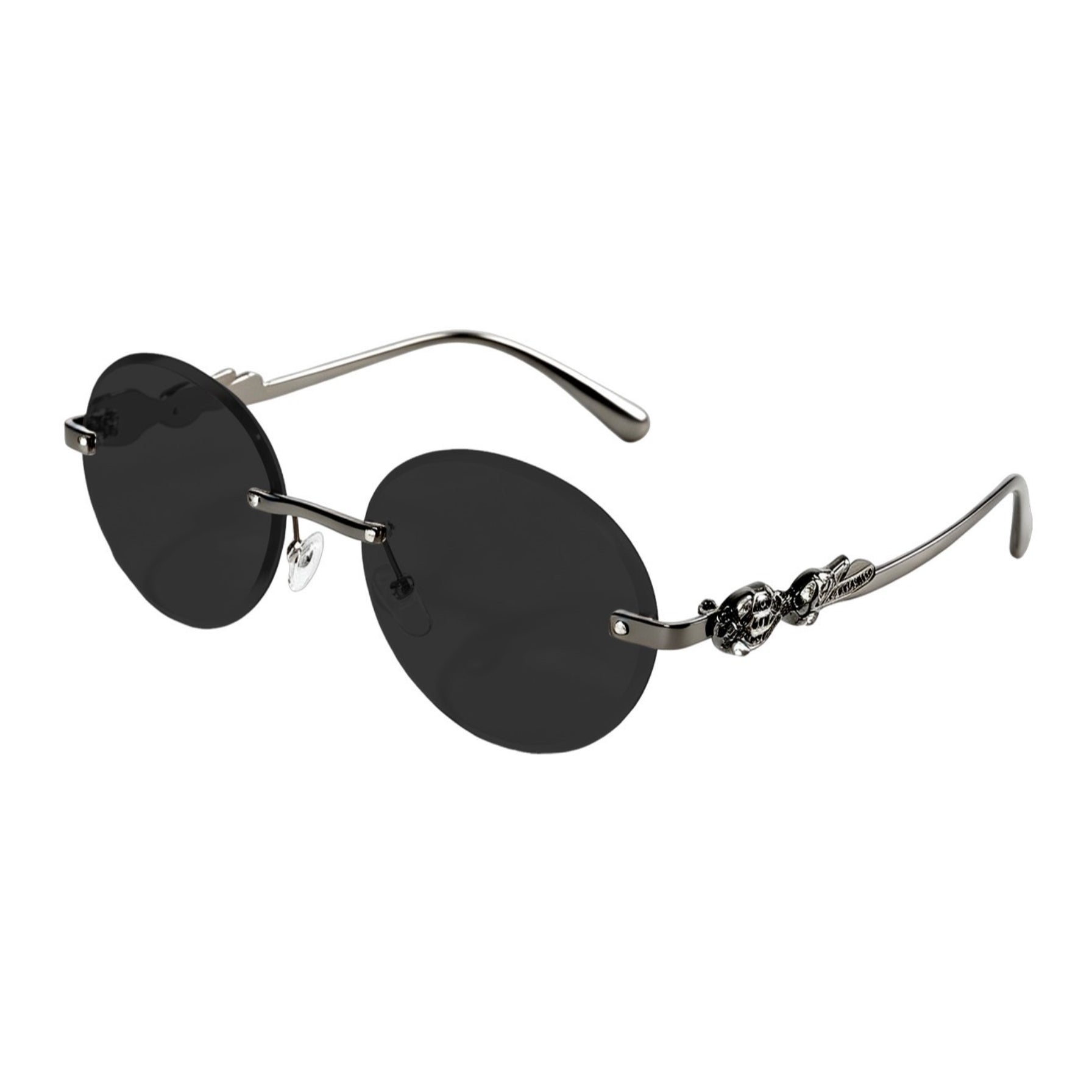 Vintage Oval Rimless Sun Glasses（MAC446）