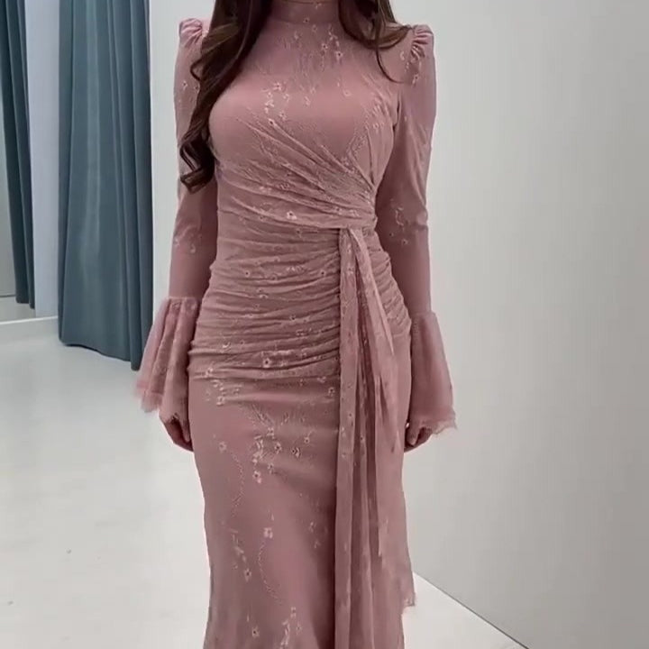 Sequin Embellished Maxi Dress(MS282)