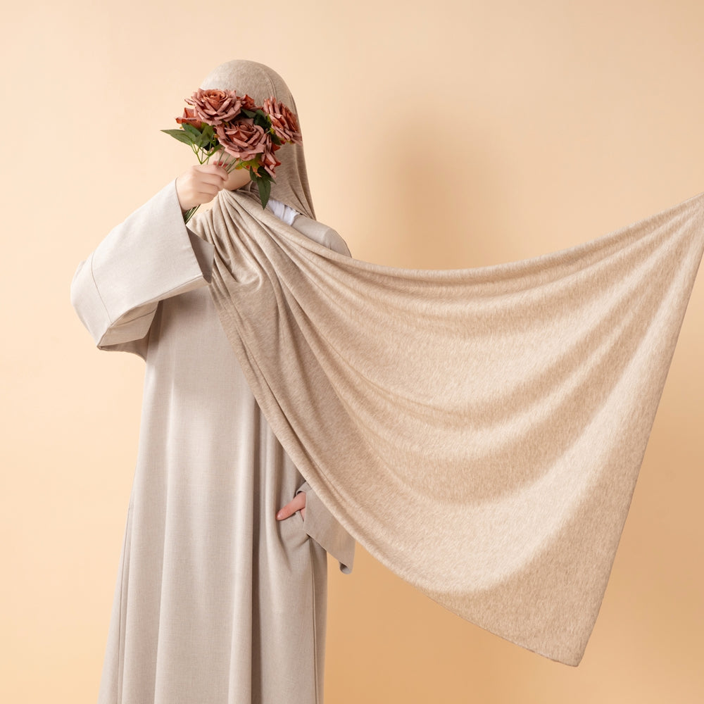 Cloud Soft Wool Blend  Jersey Hijab(MH197)