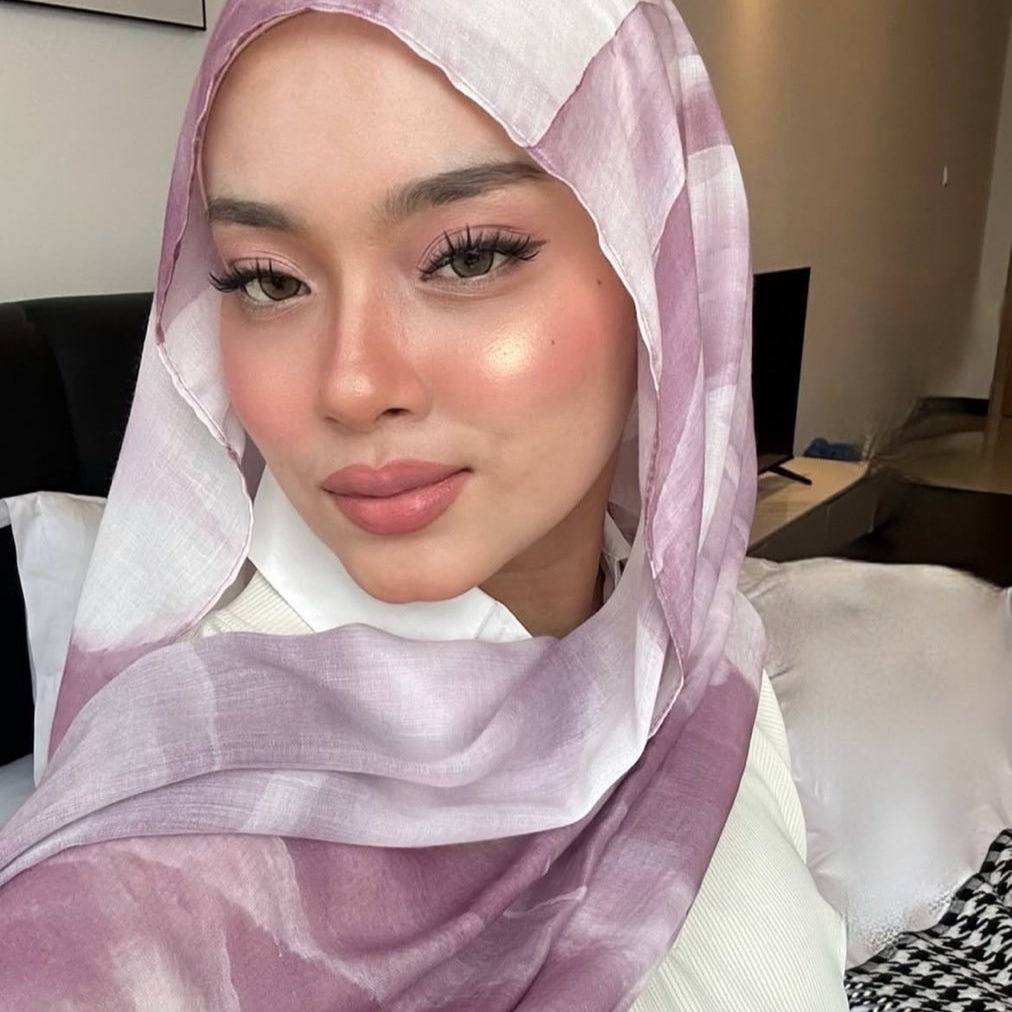 Versatile Watercolor Print Headscarf Hijab Collection (MH166)
