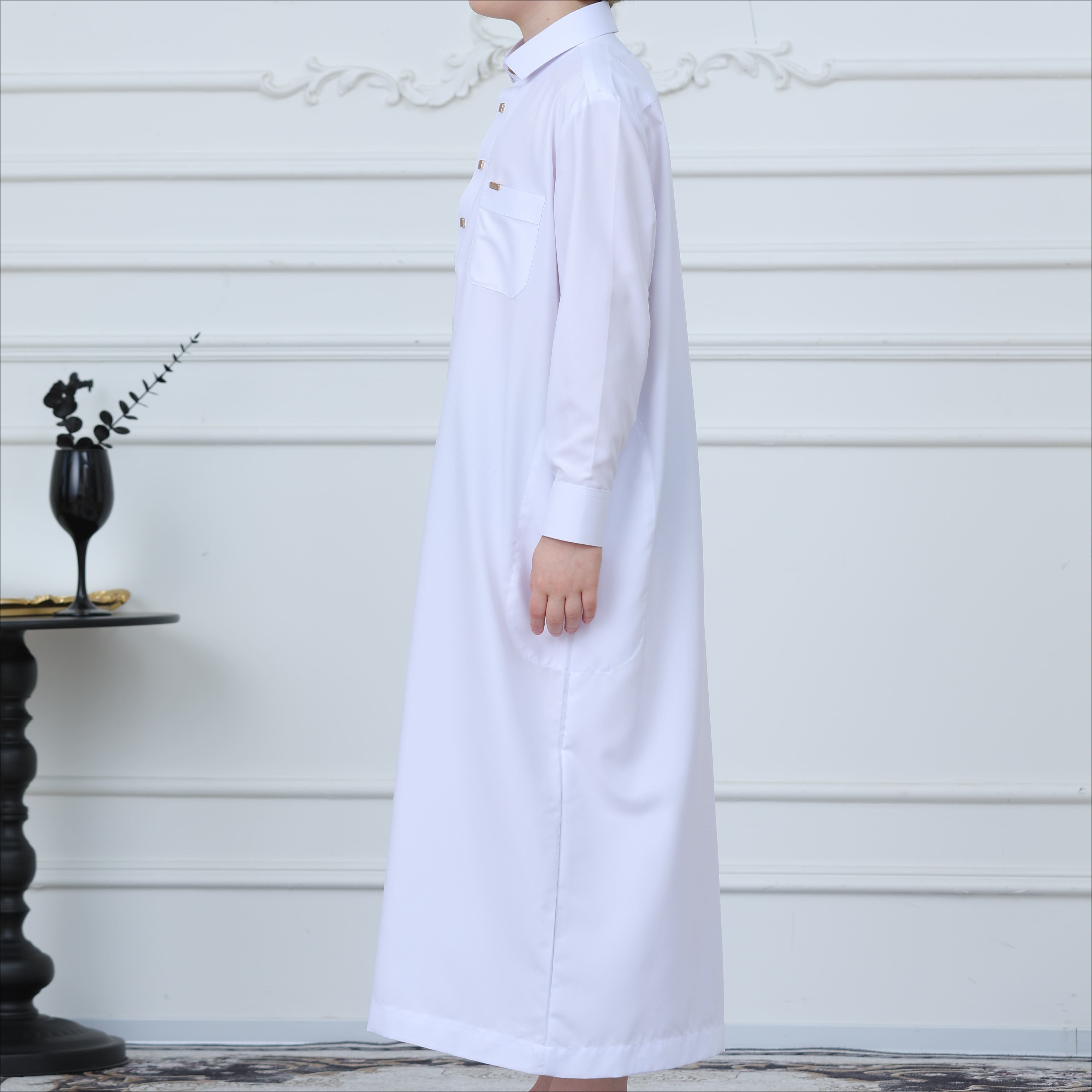 Boys Button-Front Thobe(MKB011)