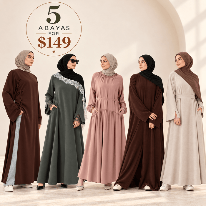 5 Premium Abayas for $149