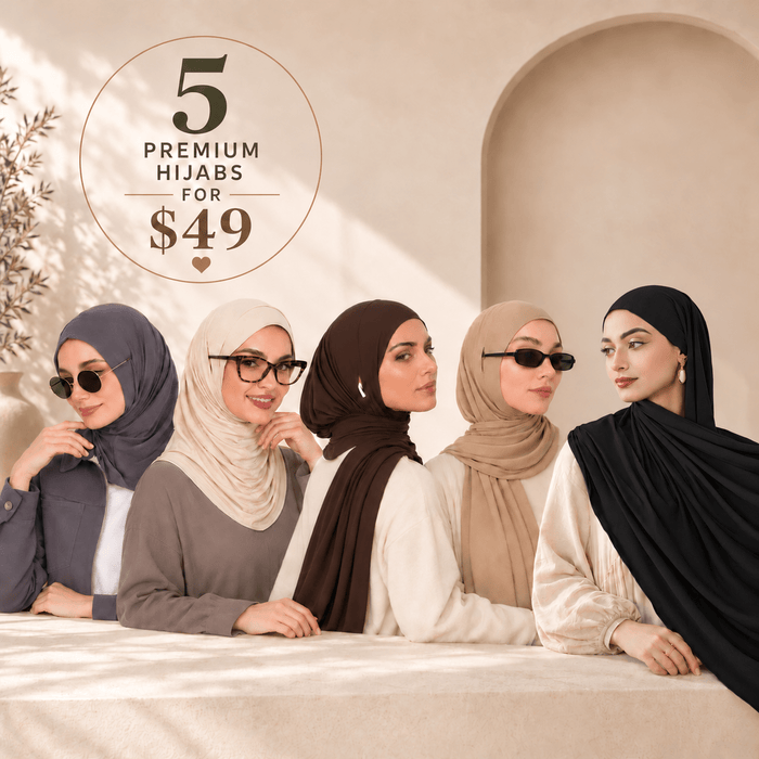 5 Premium Hijabs for $49