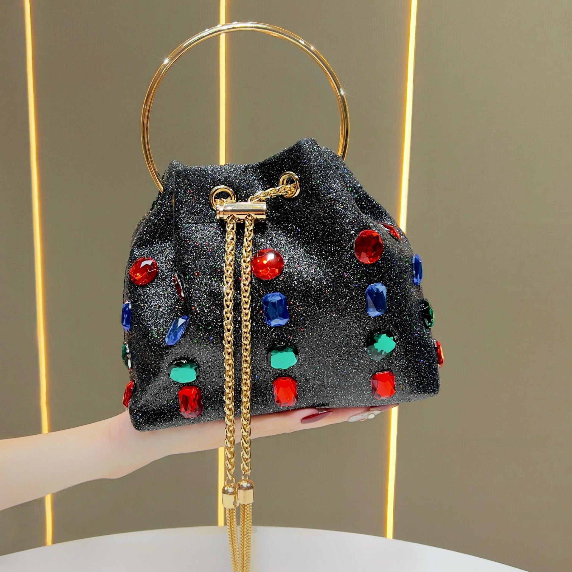 Women's Bucket Bag & Evening Chain Crossbody（MAC437）