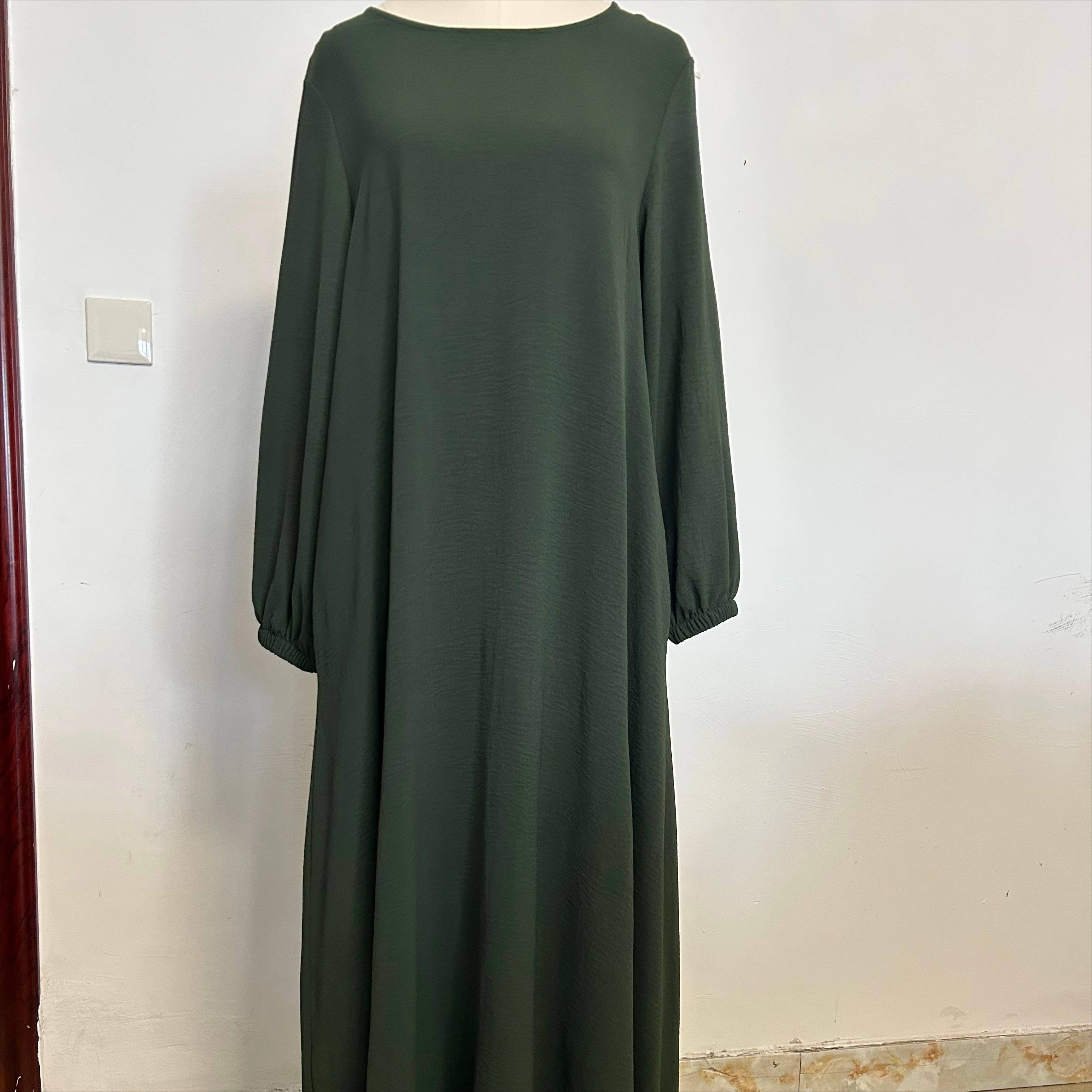 Essential Flow Crepe Maxi Dress with Pockets(MA385)