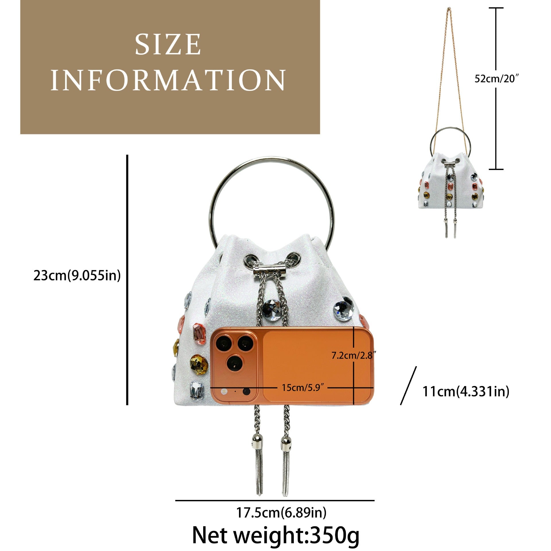 Women's Bucket Bag & Evening Chain Crossbody（MAC437）