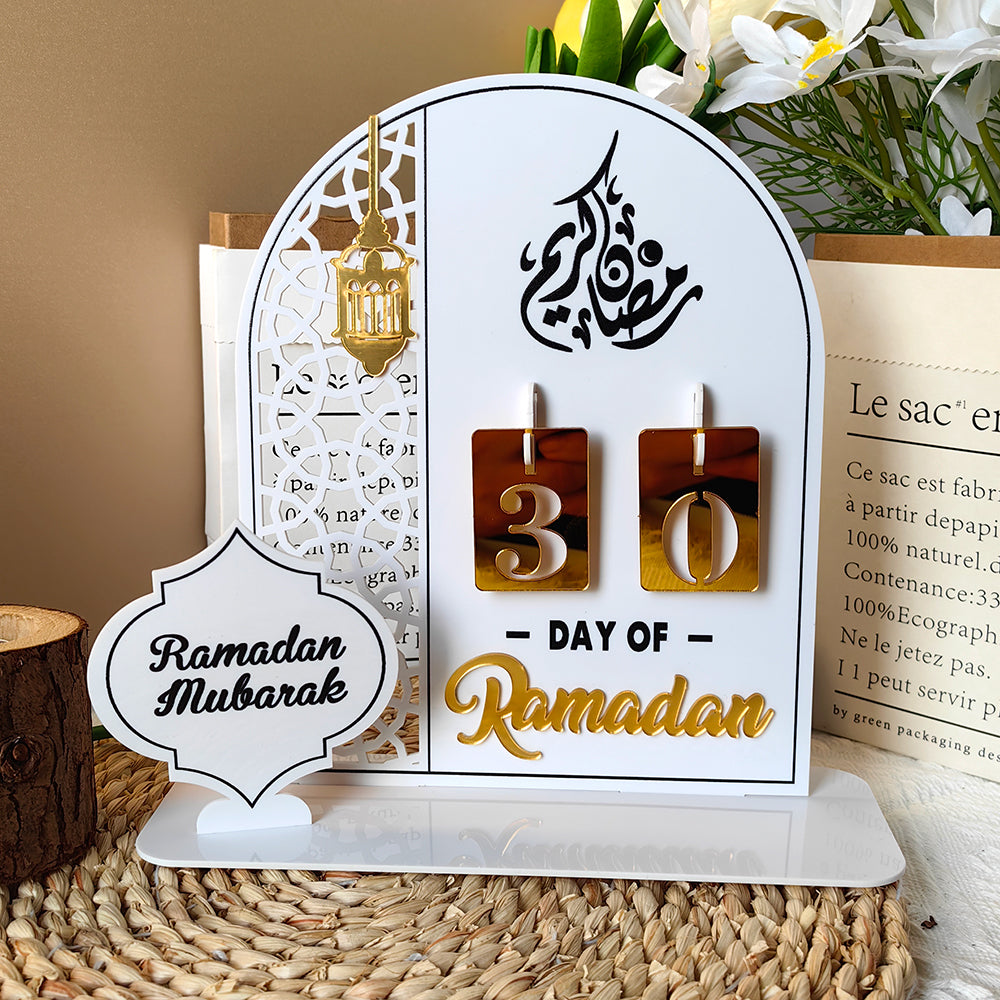 Creative Ramadan Countdown Acrylic Ornament (MAC381)