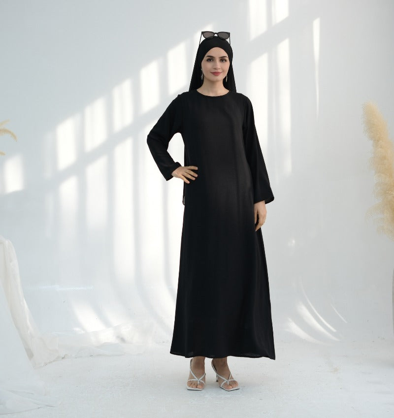 Premium Chiffon 3-Piece Set Abaya(MOA231)