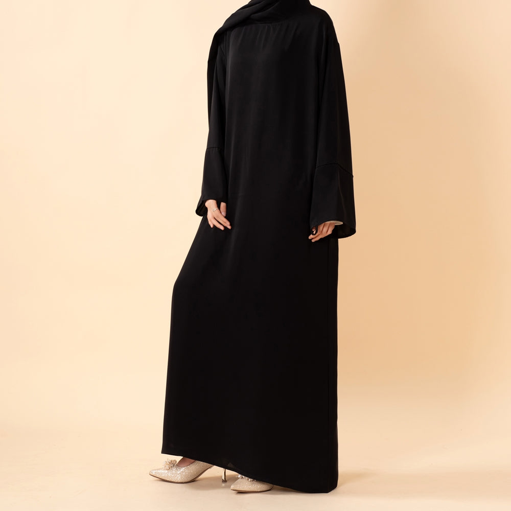Premium One-Piece Hijab Abaya for Women | Nida Fabric Travel Abaya (MJ024)