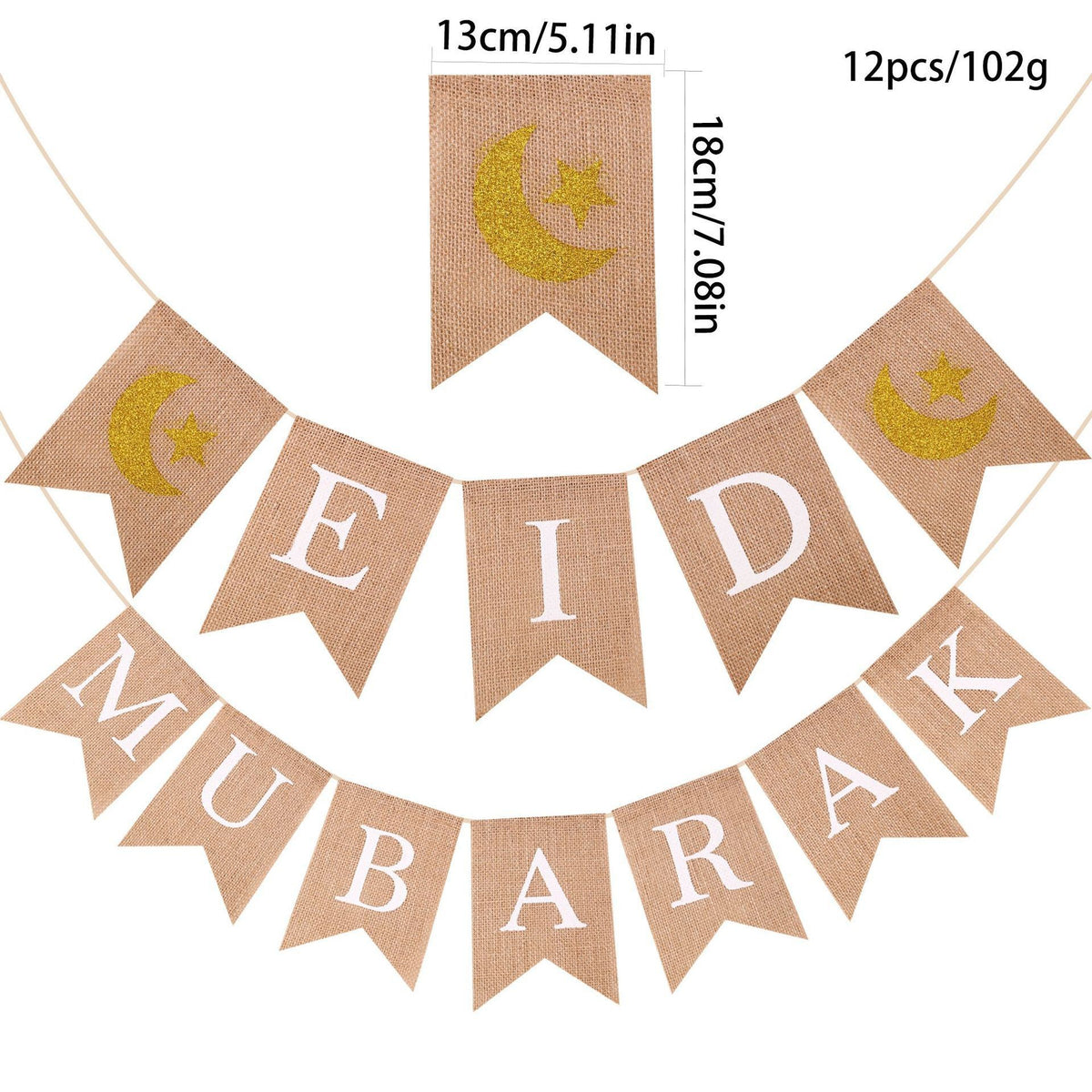 EID MUBARAK Party Decorative Banner(MR026)