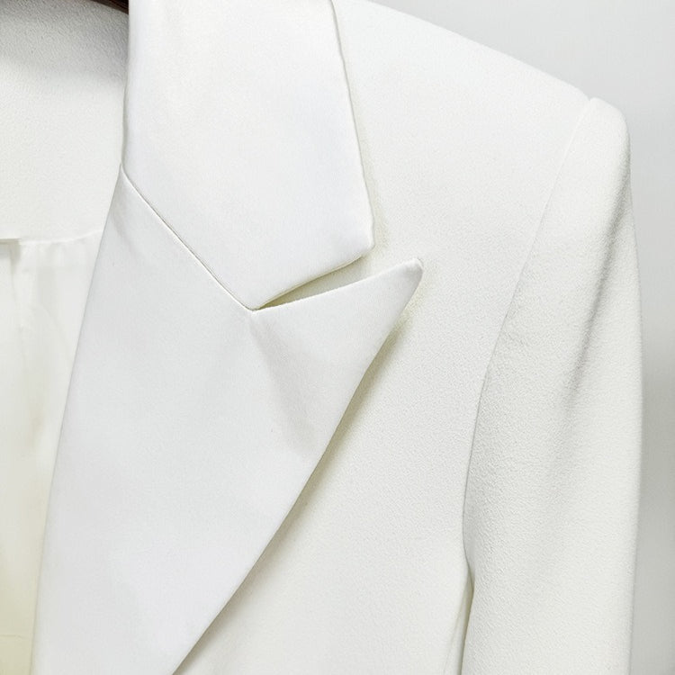 Crystal Embellished Blazer Evening Gown(MS300)