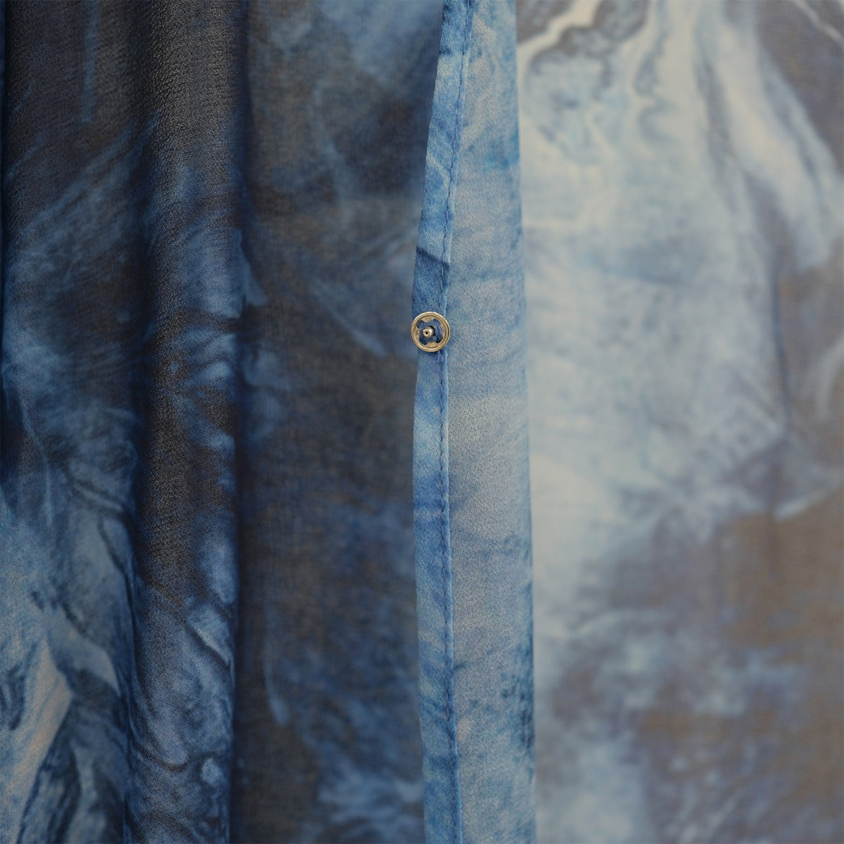 Printed Cardigan Abaya Collection | Modest Luxury Loungewear Feather-Print Robes (MOA194)