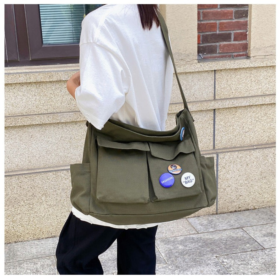 Spacious Multi-Pocket Shoulder Tote（MAC465）