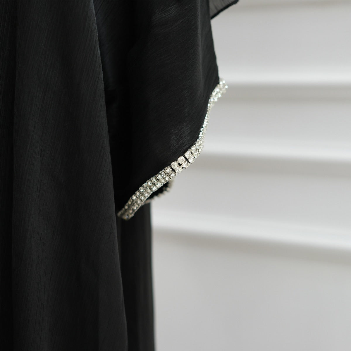 Luxe Beaded Cardigan Abaya |  Modest Luxury Evening Wear Beading-Embellished Robes (MOA195)