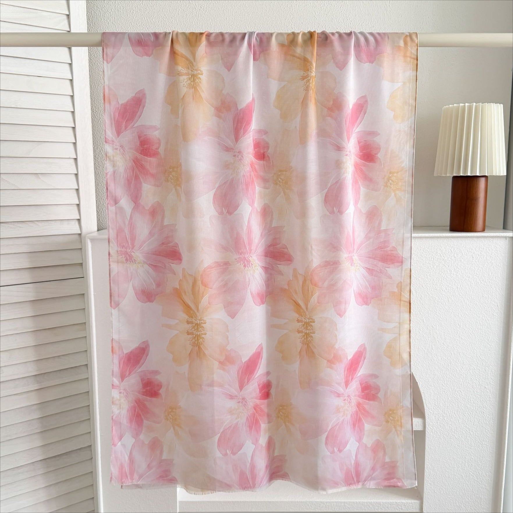 Watercolour & Tie-Dye Print Lightweight Hijab Scarf(MH257)