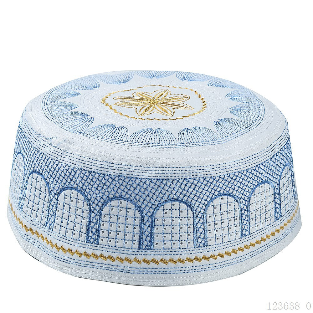 Embroidered Kufi Prayer Cap(MR088)