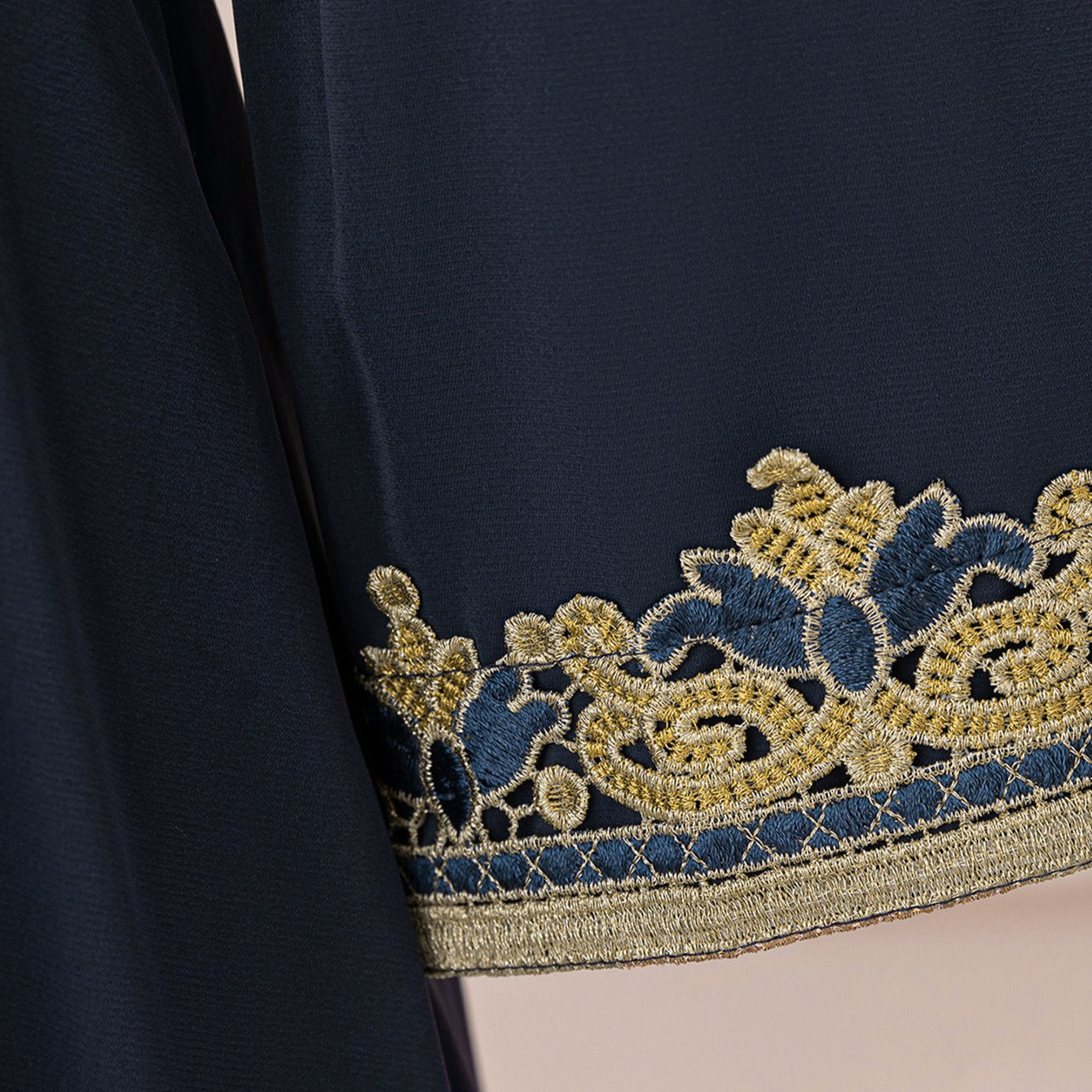 Girls Embroidered Kaftan Dress(MKG020)