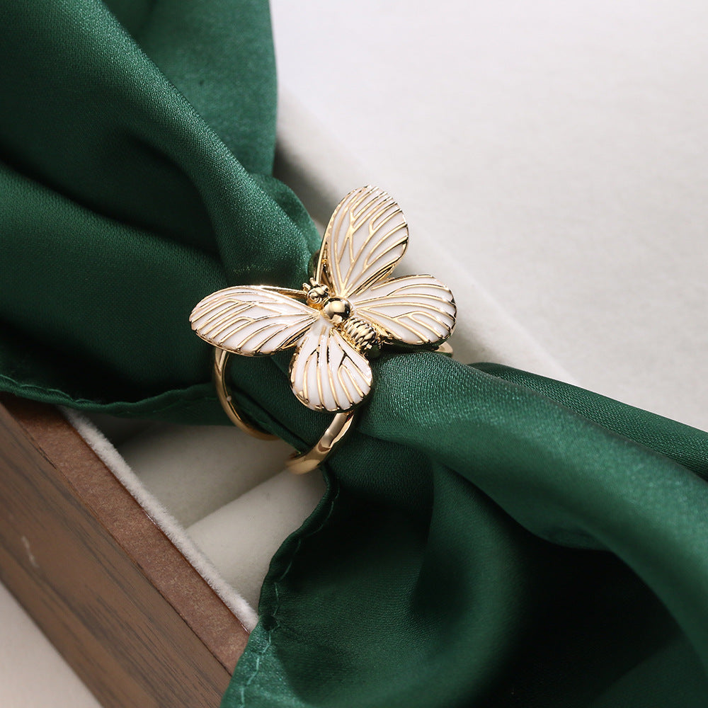 ‌Papillon Elegance Secure Hijab & Scarf Ring Hijab Decoration (MAC341)