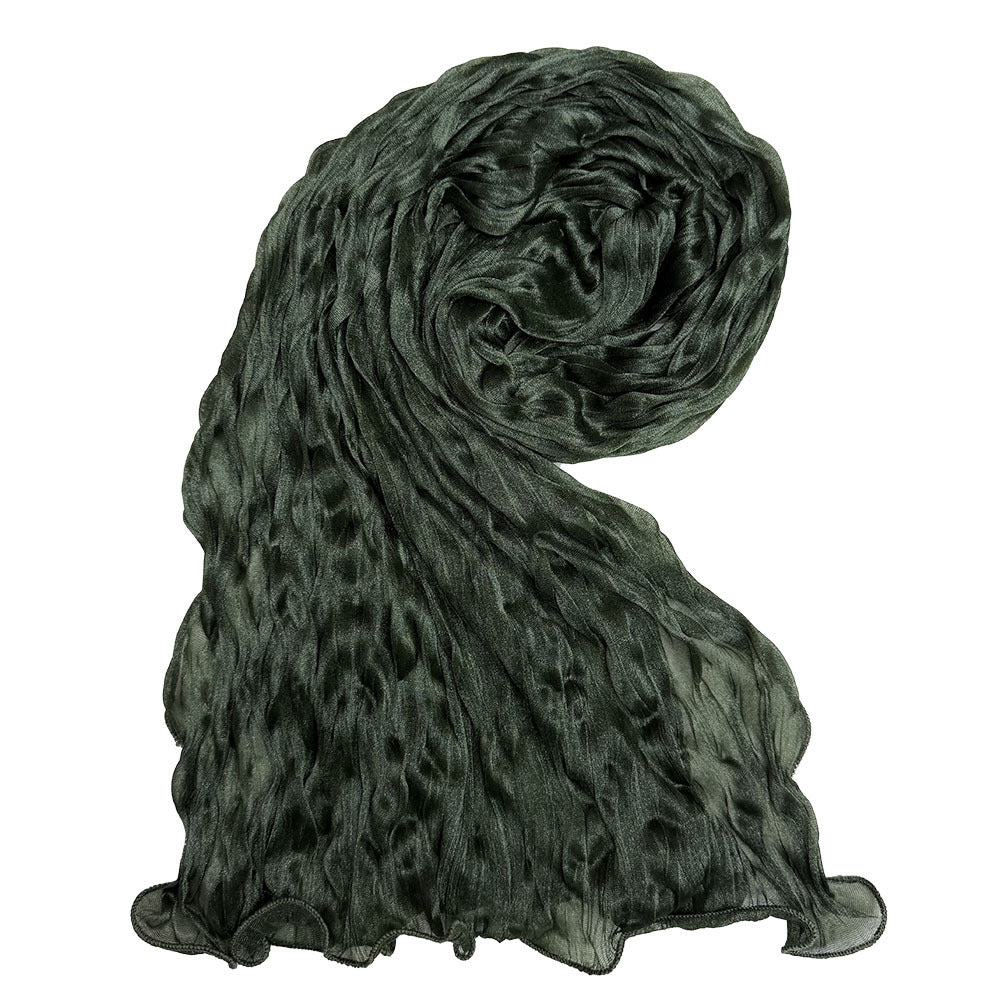 Crinkle Organza Hijab Scarf(MH222)
