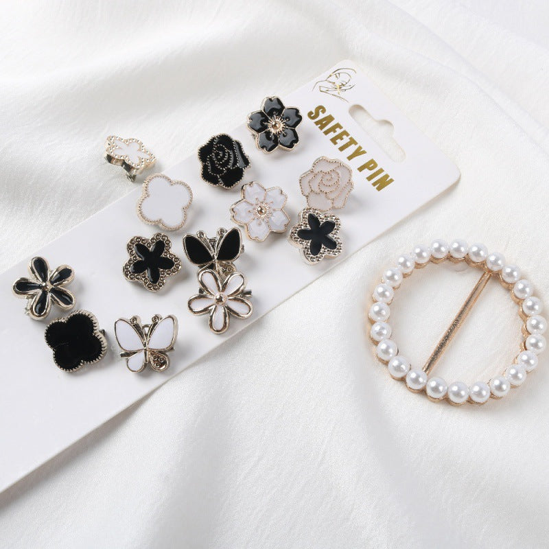 Vintage Enamel Brooch Pin Set(MAC366)