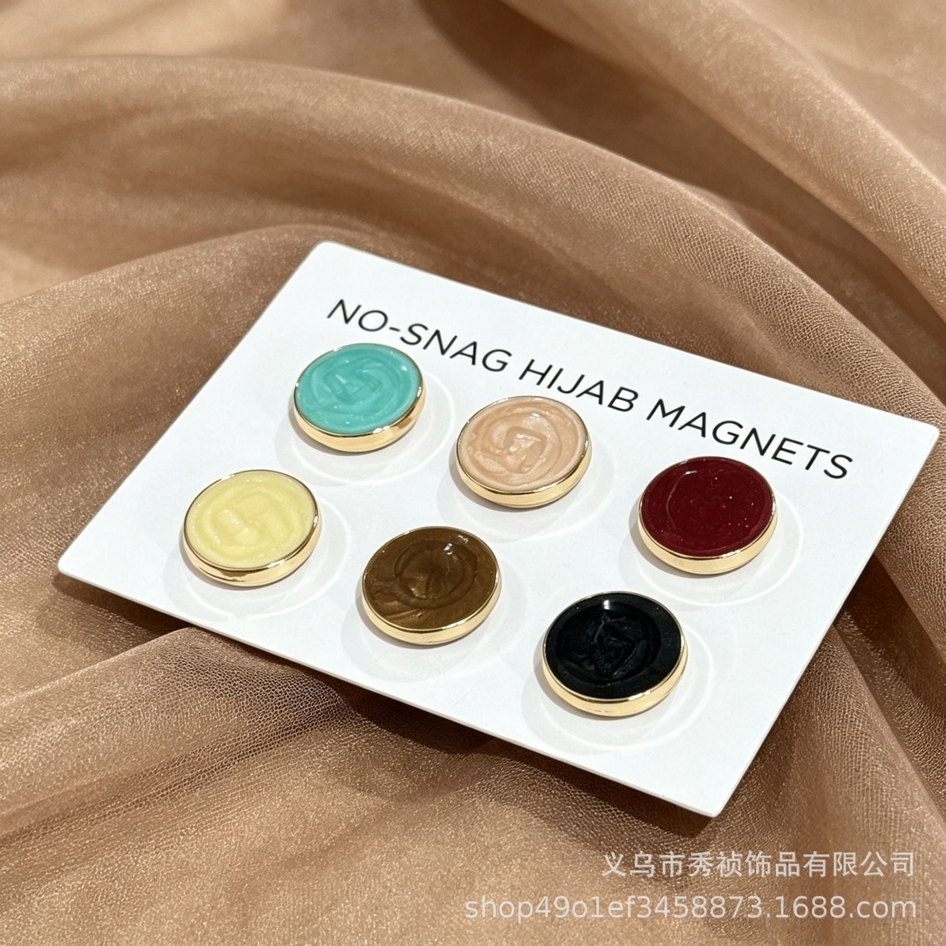 Magnetic Scarf Pin & Hijab Clip（MAC457）