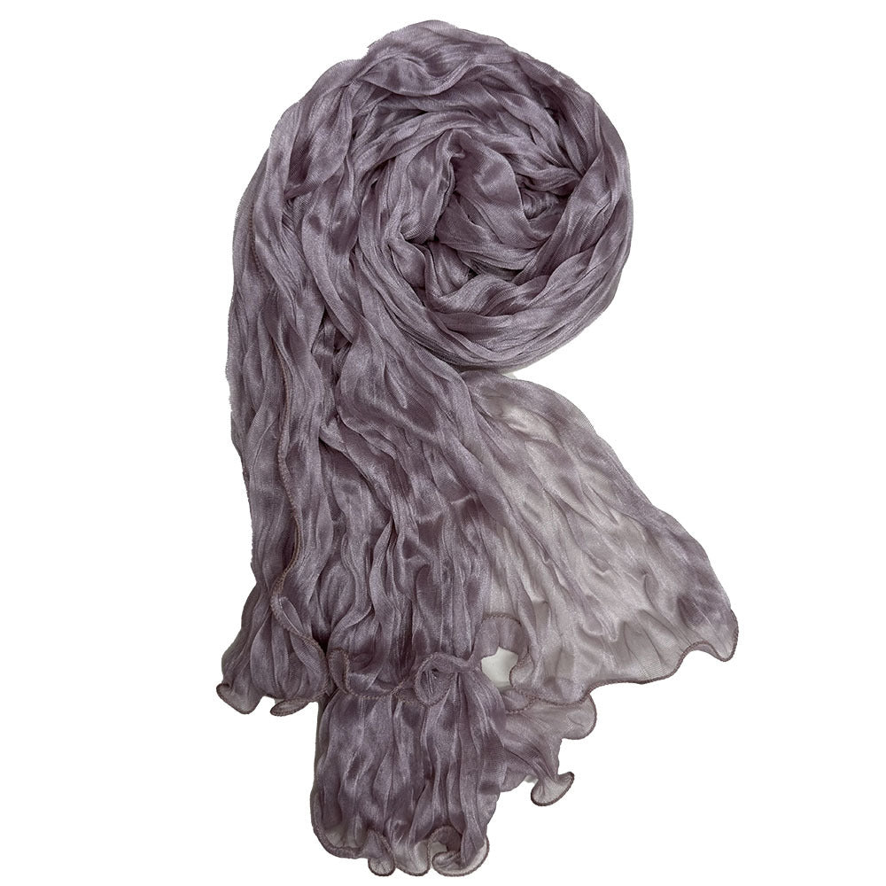 Crinkle Organza Hijab Scarf(MH222)