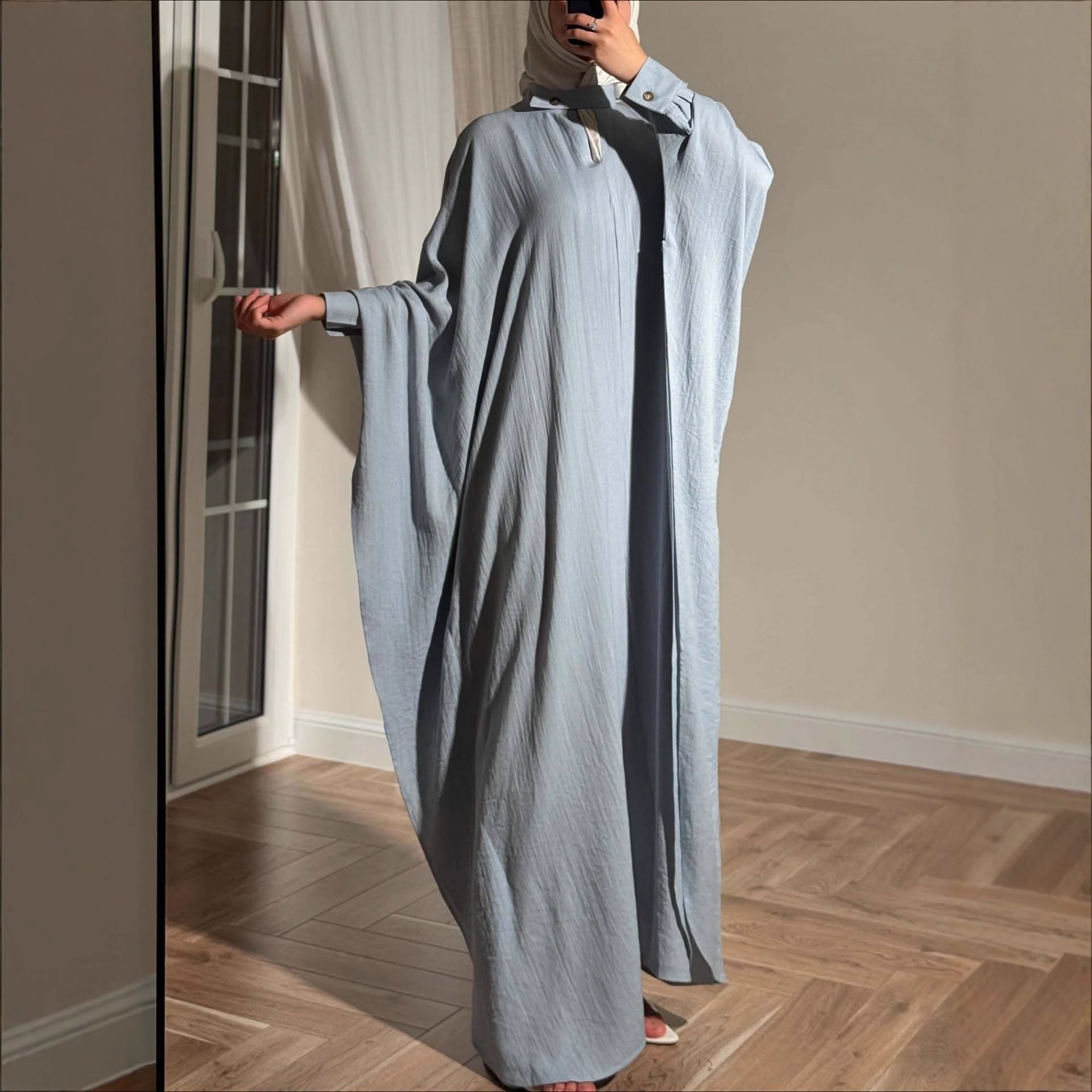 Batwing Sleeve Abaya(MA463)