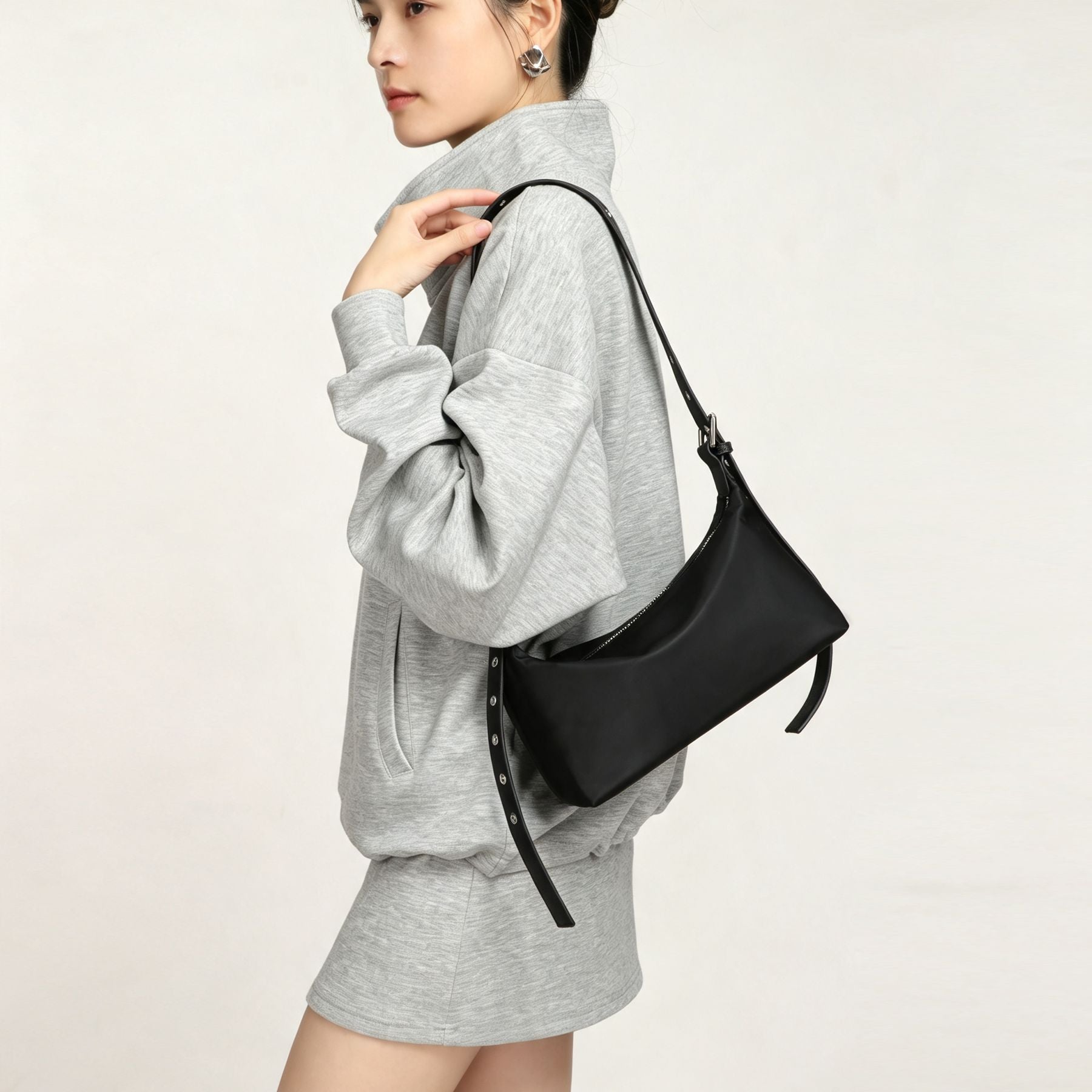 Casual Underarm Crescent Hobo Bag（MAC459）