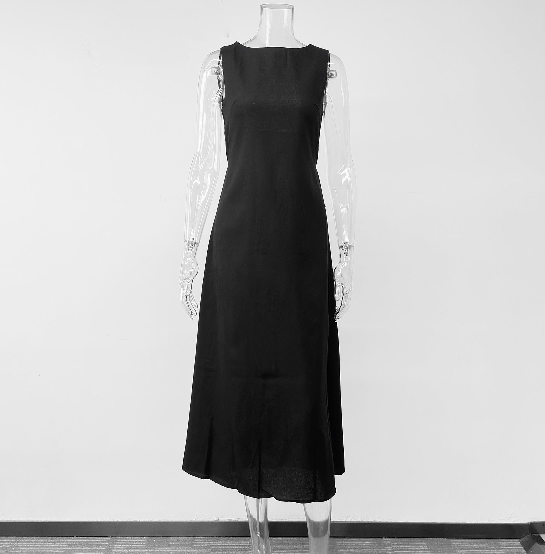 Cotton Sleeveless Midi Dress(MS500)