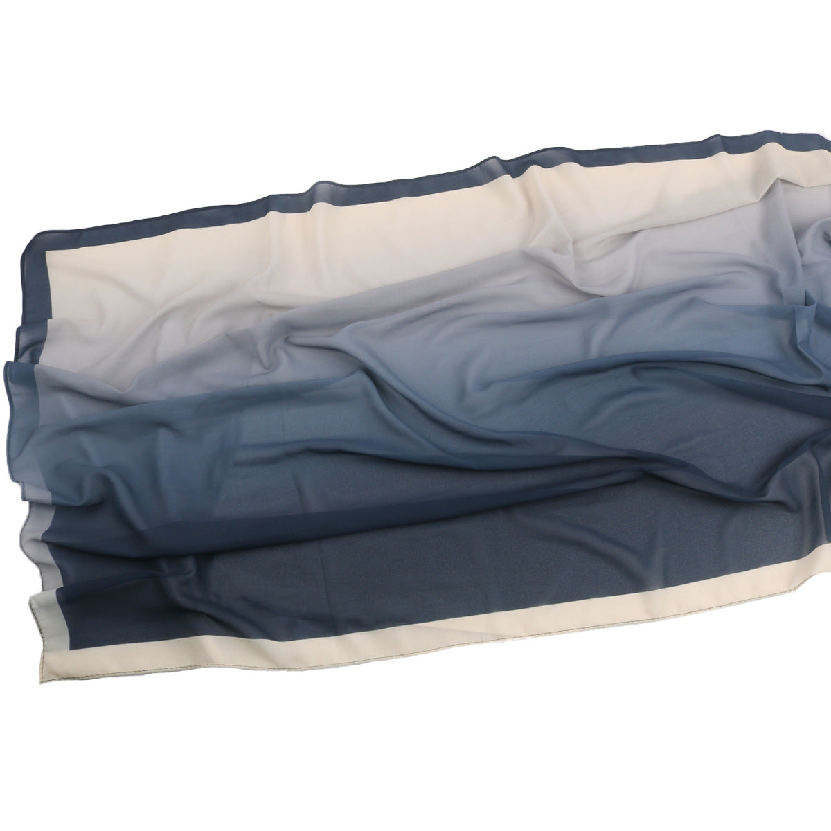 Luxury Premium Pearl Chiffon Gradient Hijab(MH148)