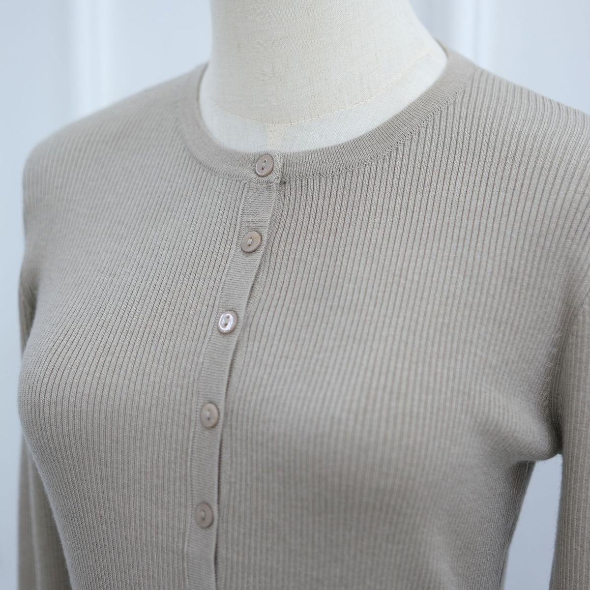 Modest Ribbed Knit Two-Piece Set(MS536)