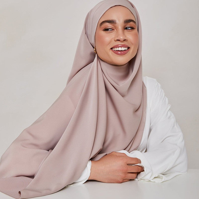 Elegant Versatile Chiffon Shawl Hijab (MH193)