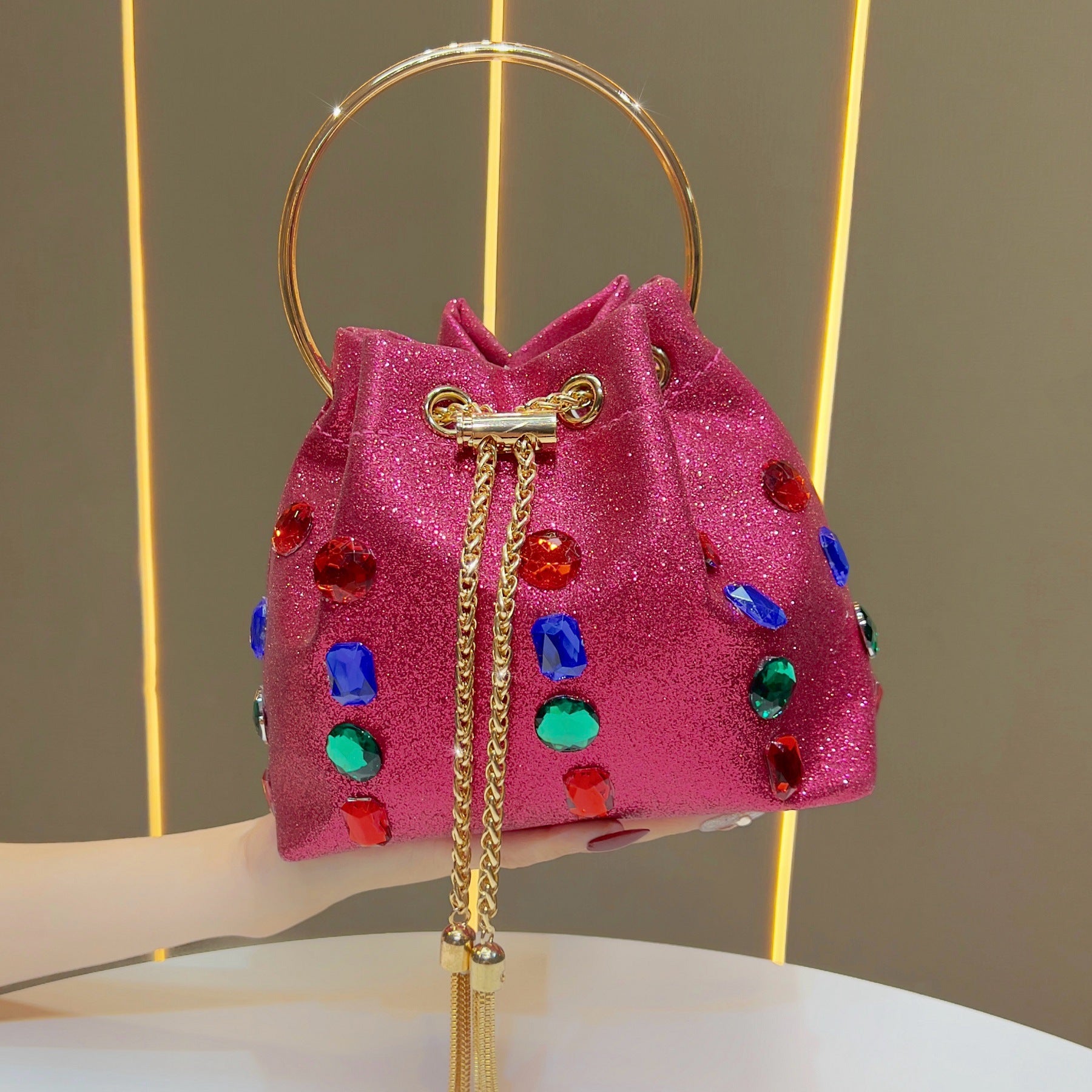 Women's Bucket Bag & Evening Chain Crossbody（MAC437）