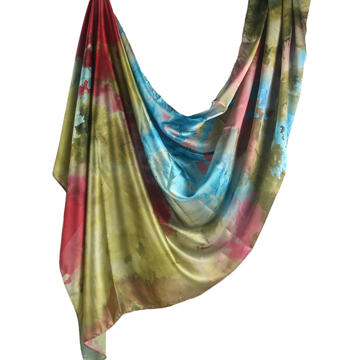 Silk Marble Print Hijab Scarf(MH209)