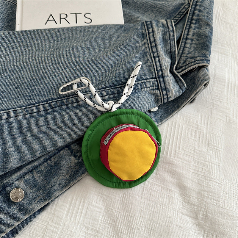 Cute Hat Earbud Pouch Keychain（MAC470）