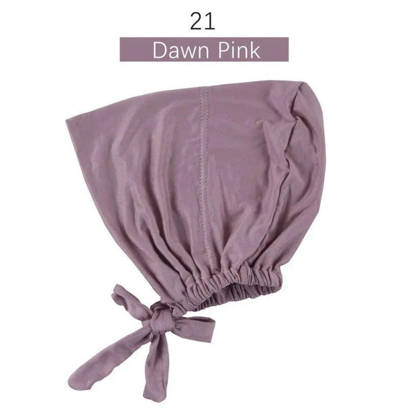 Modal Tie-Back Under Cap | Adjustable Hijab Bonnet(MH200)