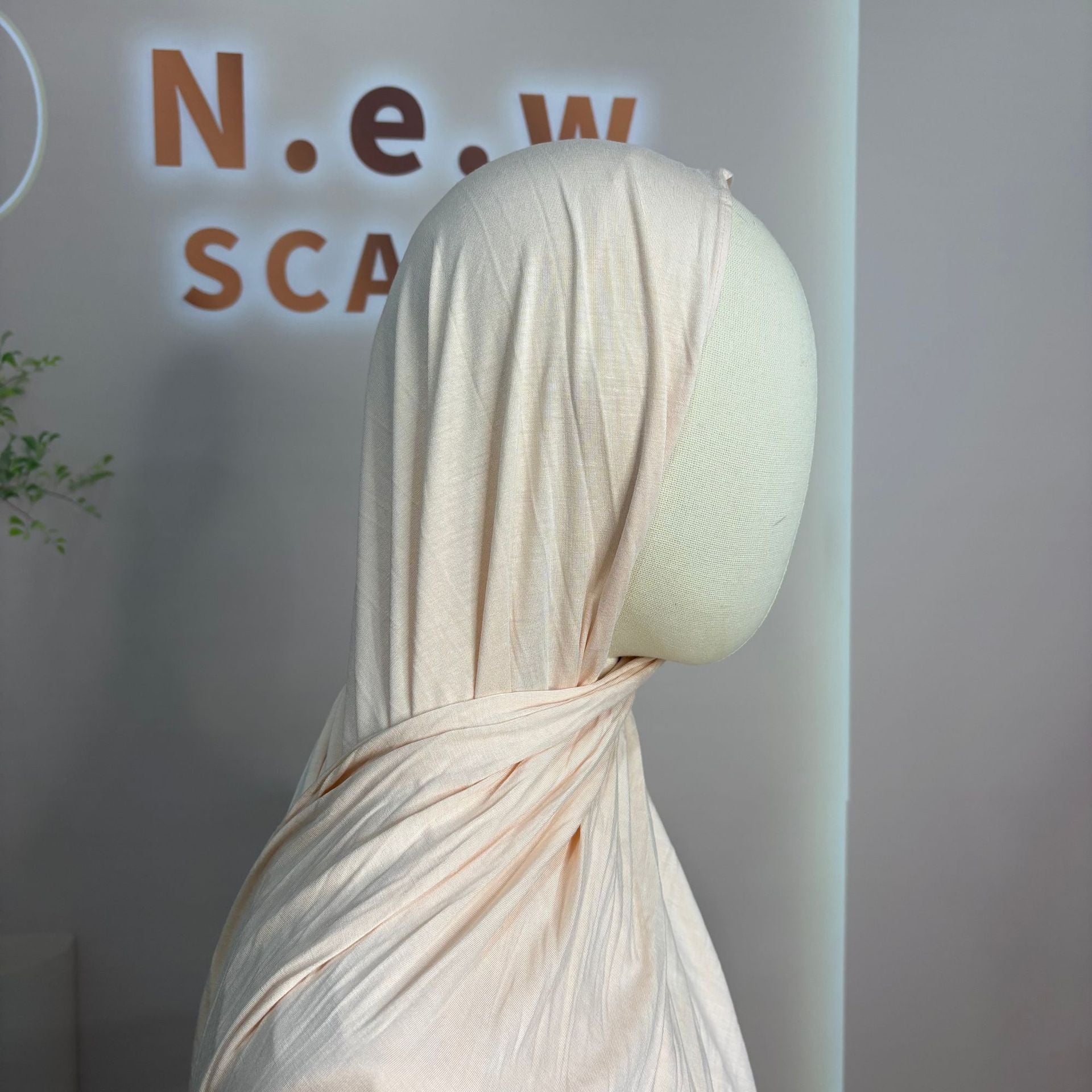Bamboe Jersey Hijab Sjaal (MH255)