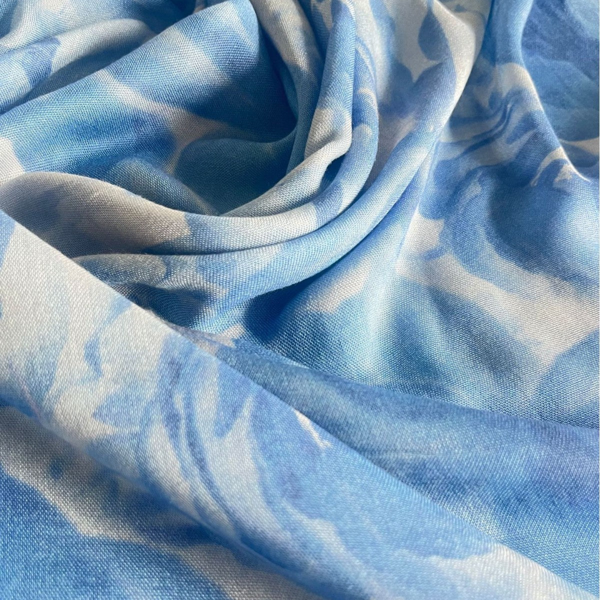 Blossom Watercolor Hijab‌ Versatile Soft Headscarf (MH163)