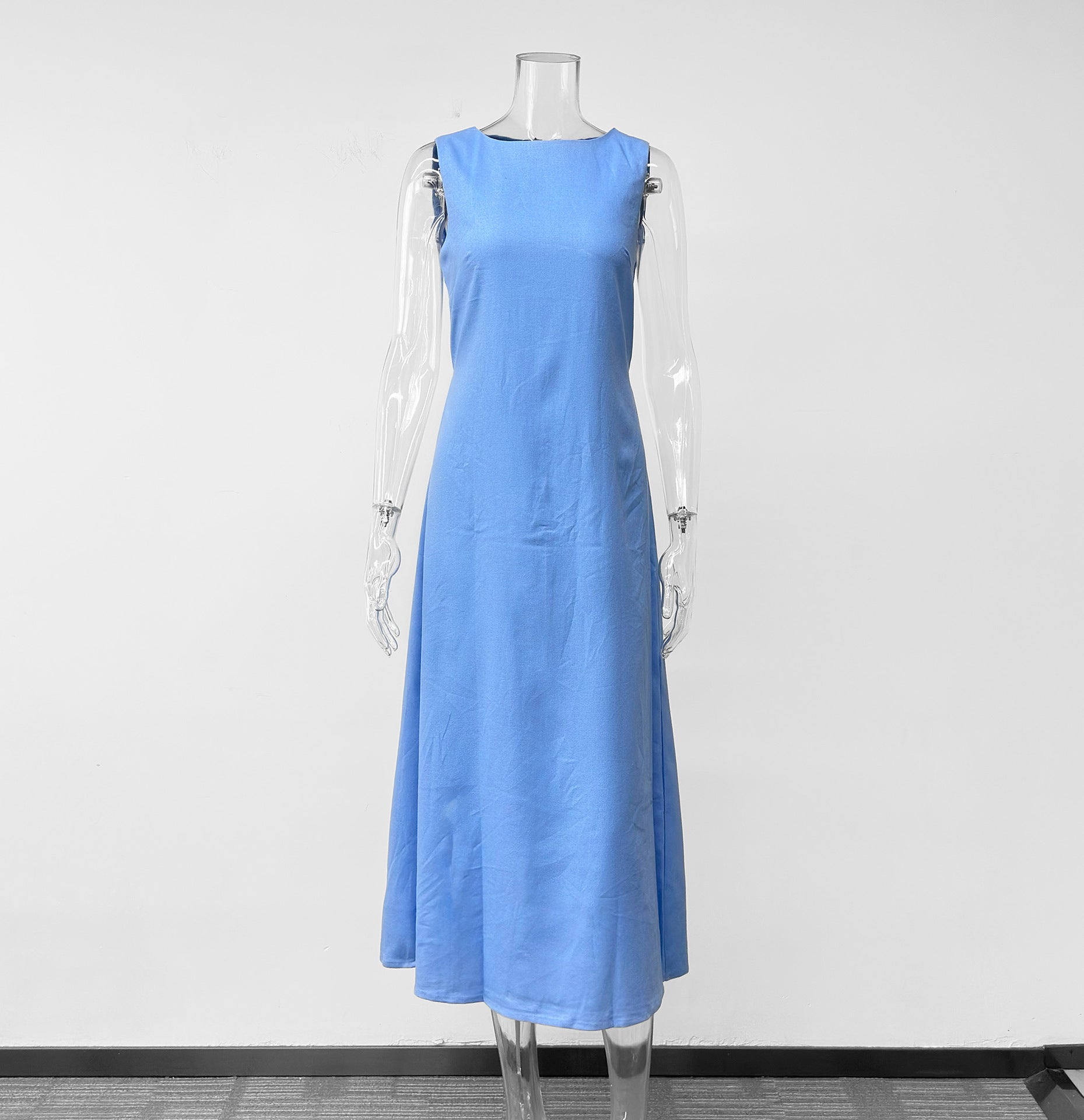 Cotton Sleeveless Midi Dress(MS500)
