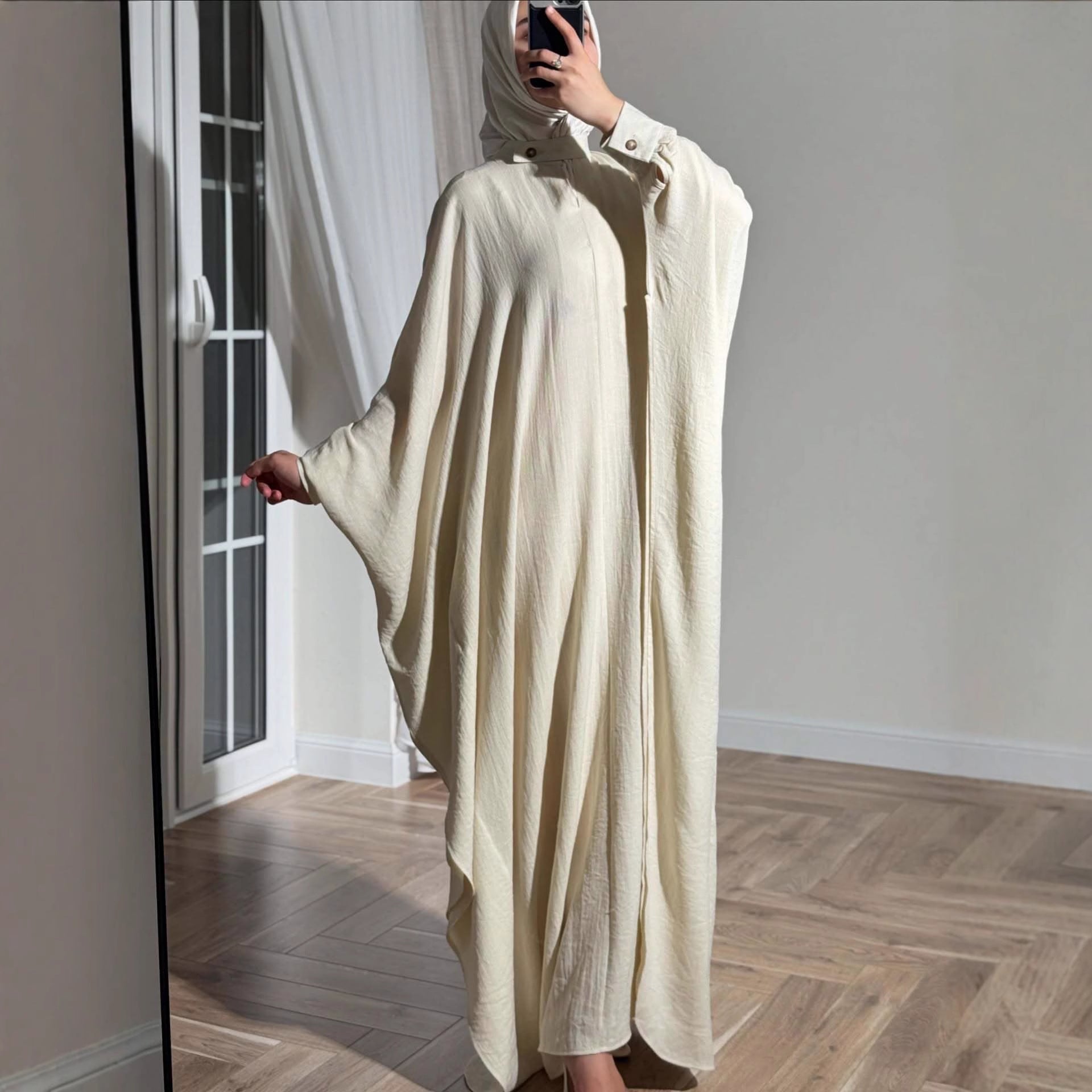 Batwing Sleeve Abaya(MA463)