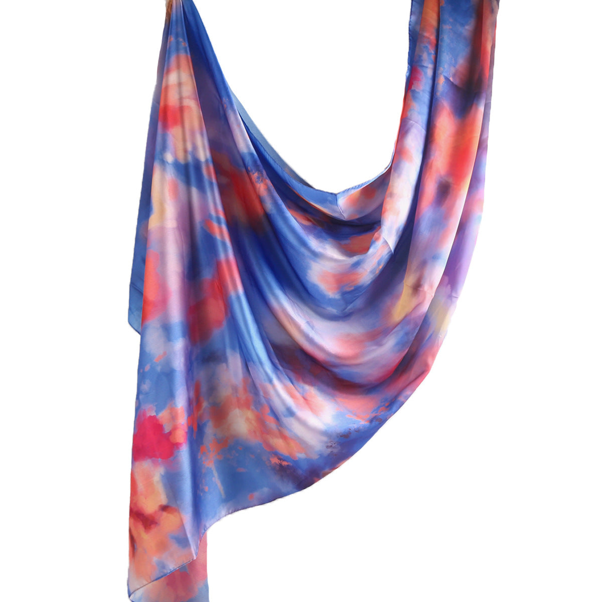 Silk Marble Print Hijab Scarf(MH209)