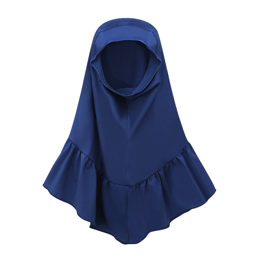 Girls Navy Dress & Hijab Set(MKG024)