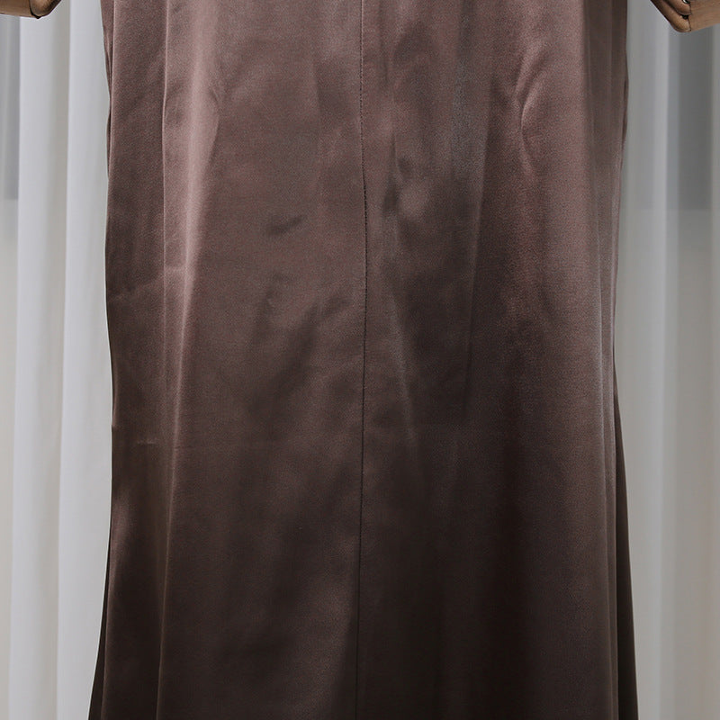 Corset Peplum Top & Maxi Skirt Set(MS396)