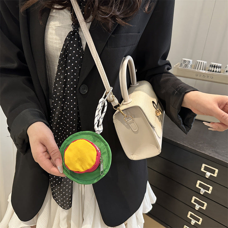 Cute Hat Earbud Pouch Keychain（MAC470）