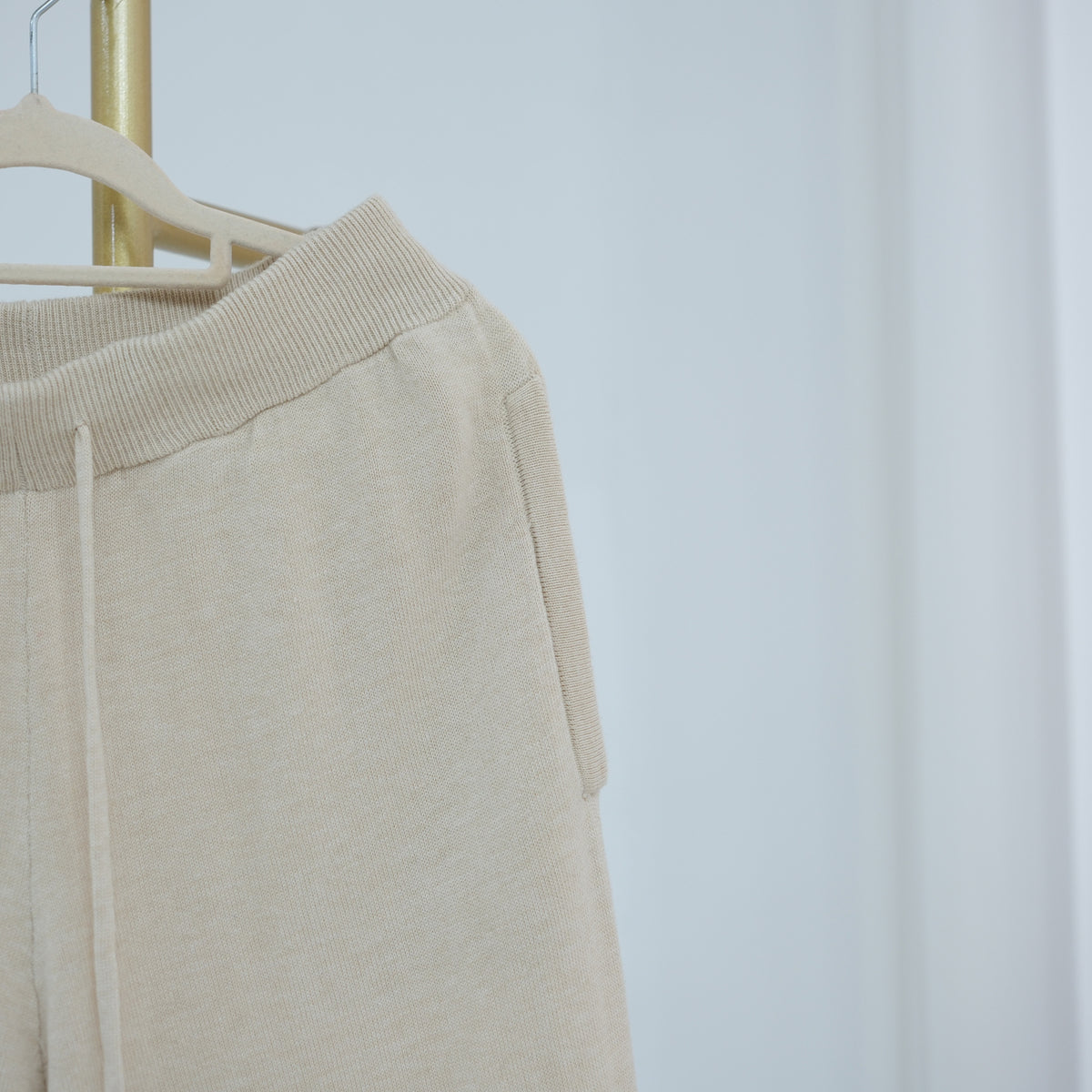Solid Knit Top & Pants Set(MOA350)