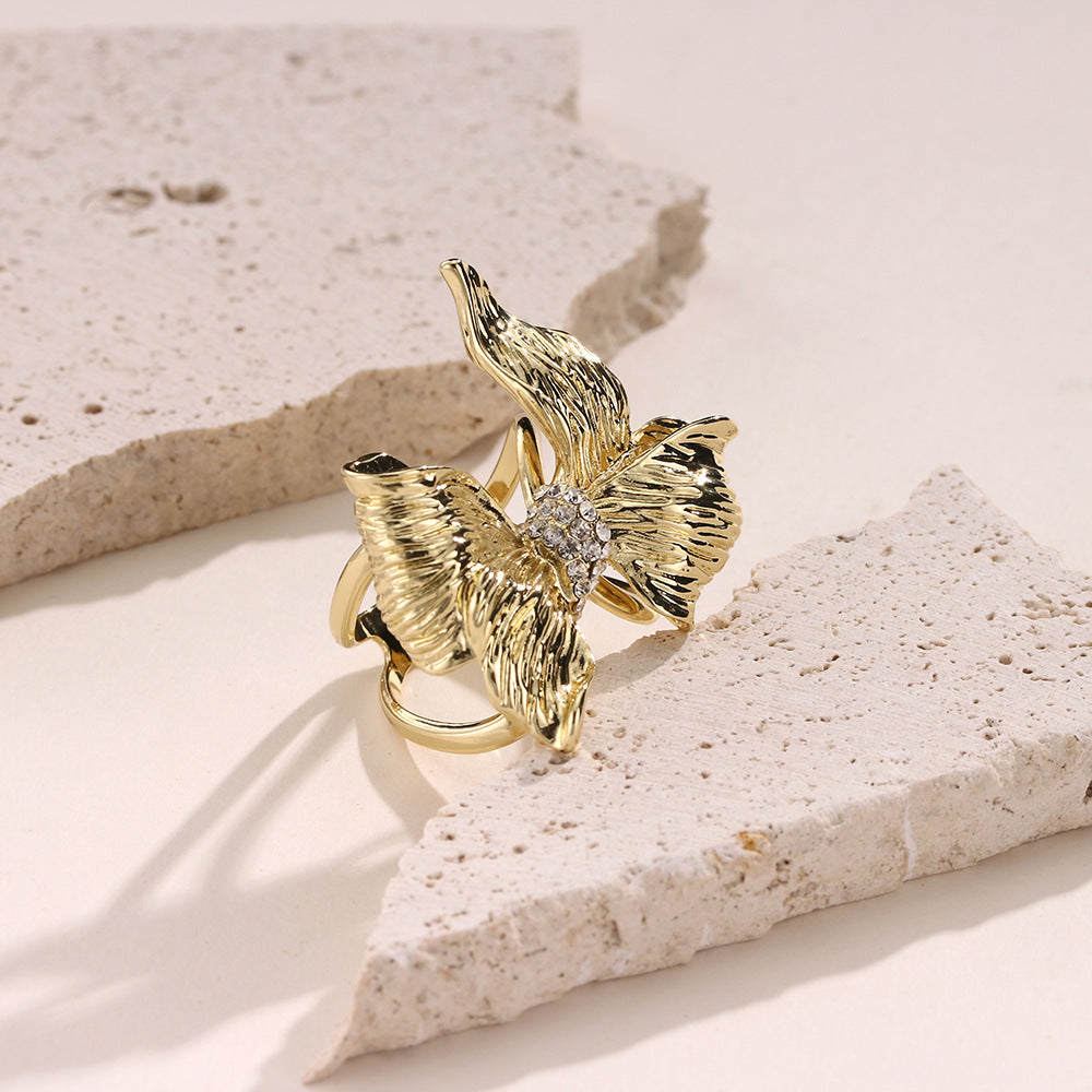 Versatile Accent Embroidered Bow Hijab Ring (MAC340)